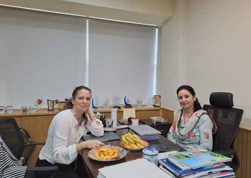 Dr. Magdalena Whoolery from UNICEF visited PAFEC’s office.
